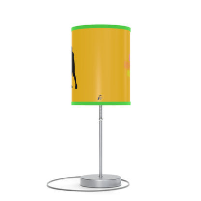 Lamp on a Stand, US|CA plug: Basketball Yellow