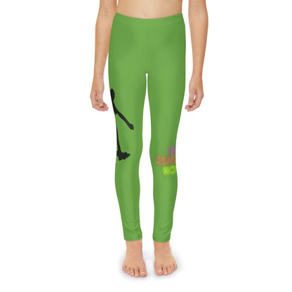 Youth Full-Length Leggings: Skateboarding Green