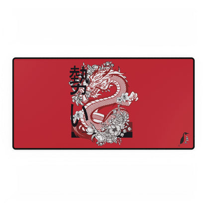 Desk Mats: Dragons Dark Red