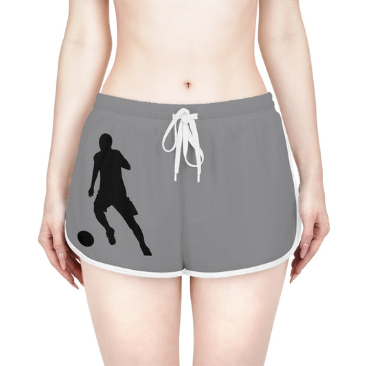 Women's Relaxed Shorts: Soccer Grey