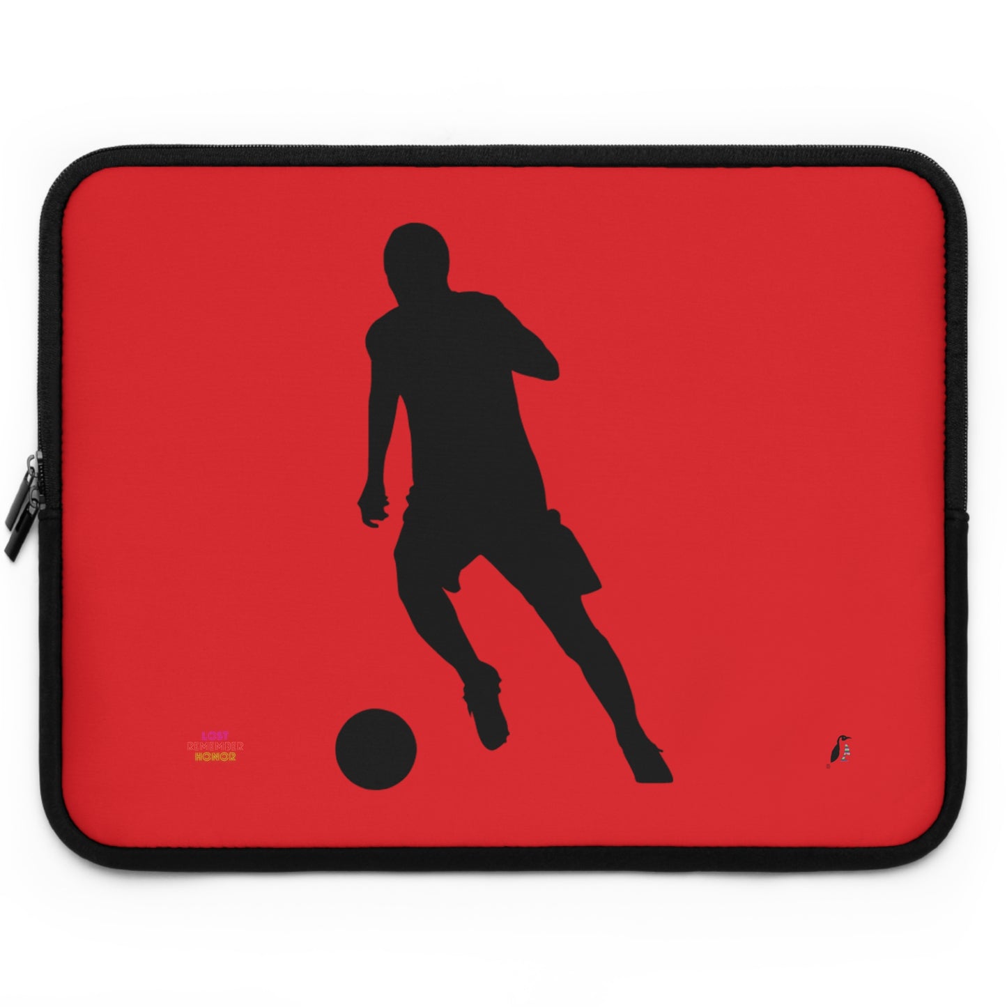 Laptop Sleeve: Soccer Red