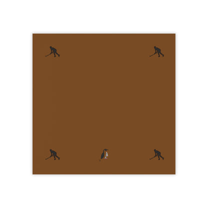 Post-it® Note Pads: Hockey Brown