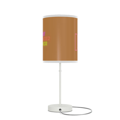 Lamp on a Stand, US|CA plug: Fight Cancer Lite Brown