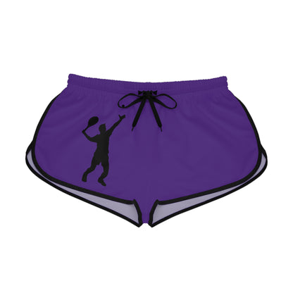 Women's Relaxed Shorts: Tennis Dark Purple