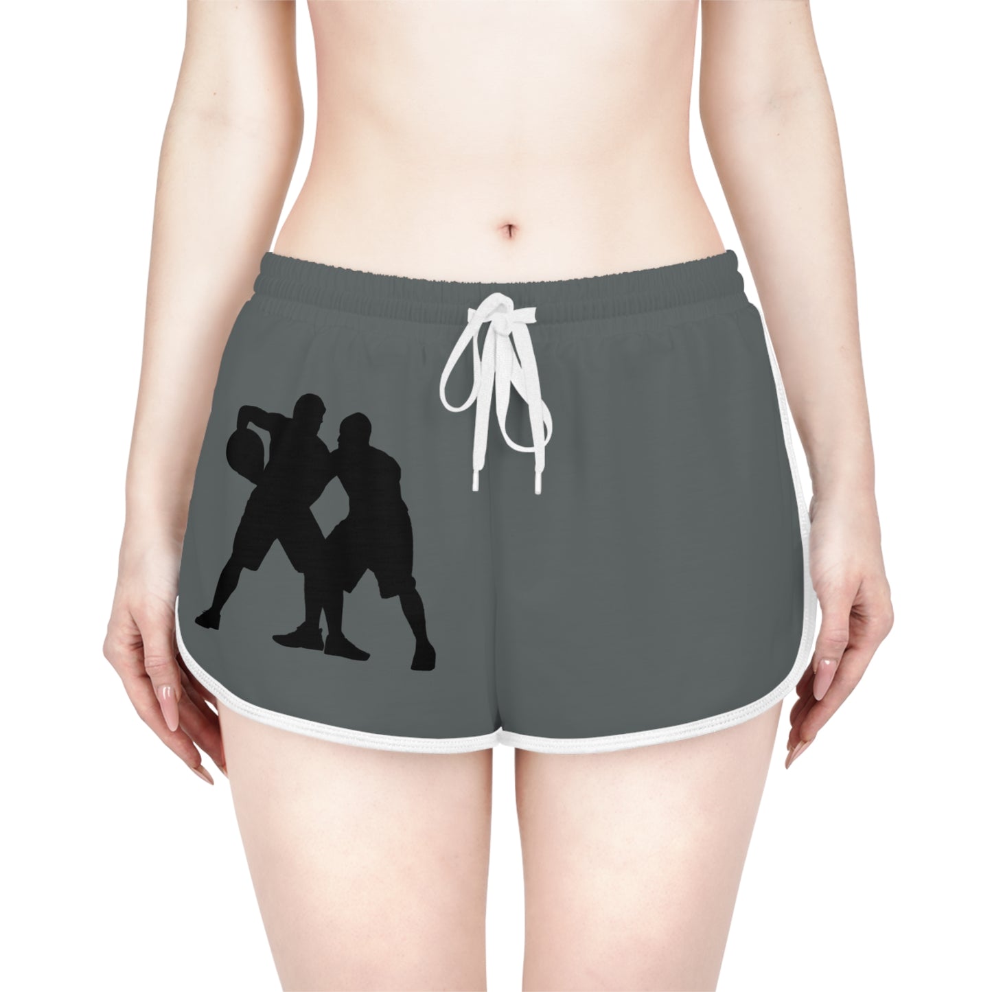 Women's Relaxed Shorts: Basketball Dark Grey