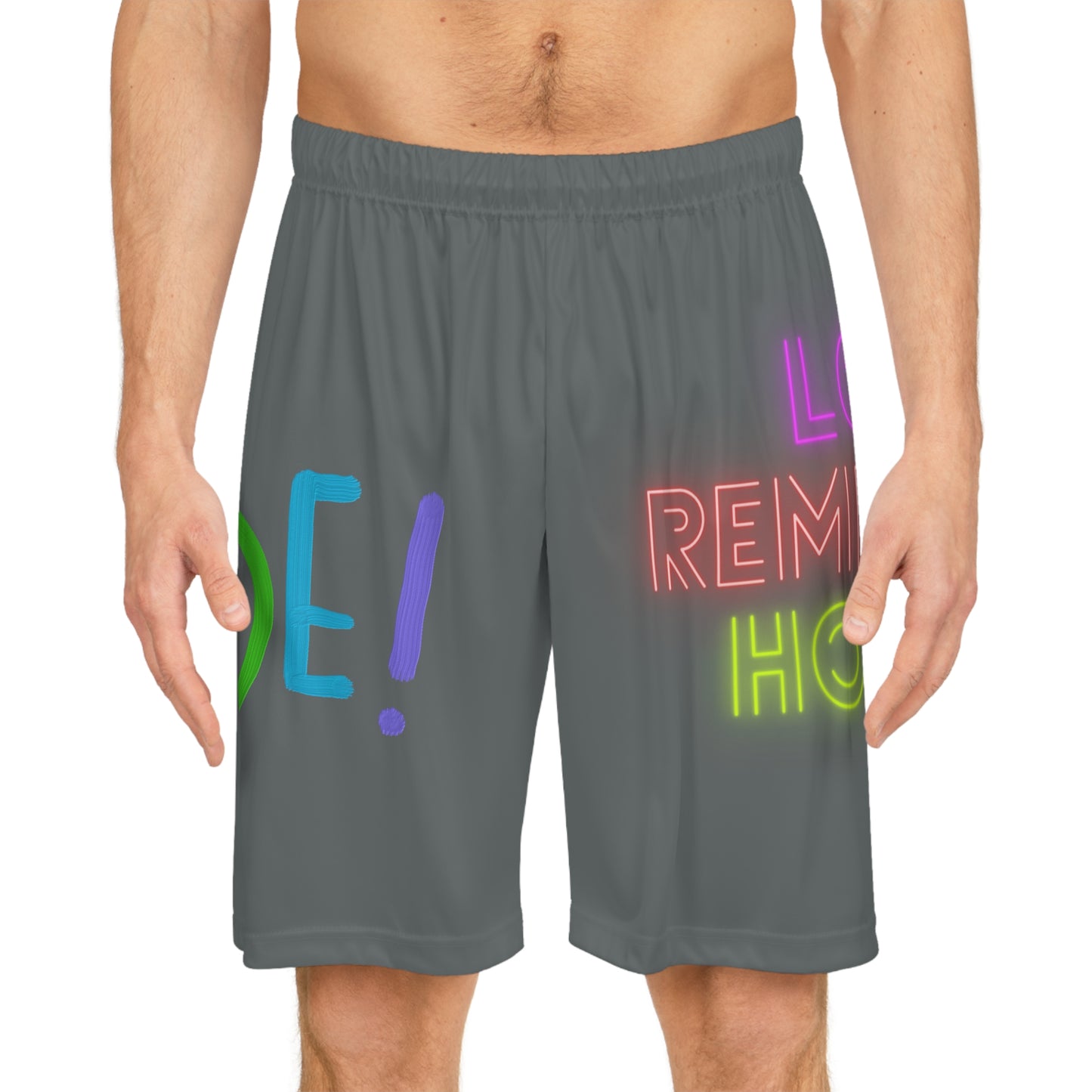 Basketball Shorts: LGBTQ Pride Dark Grey