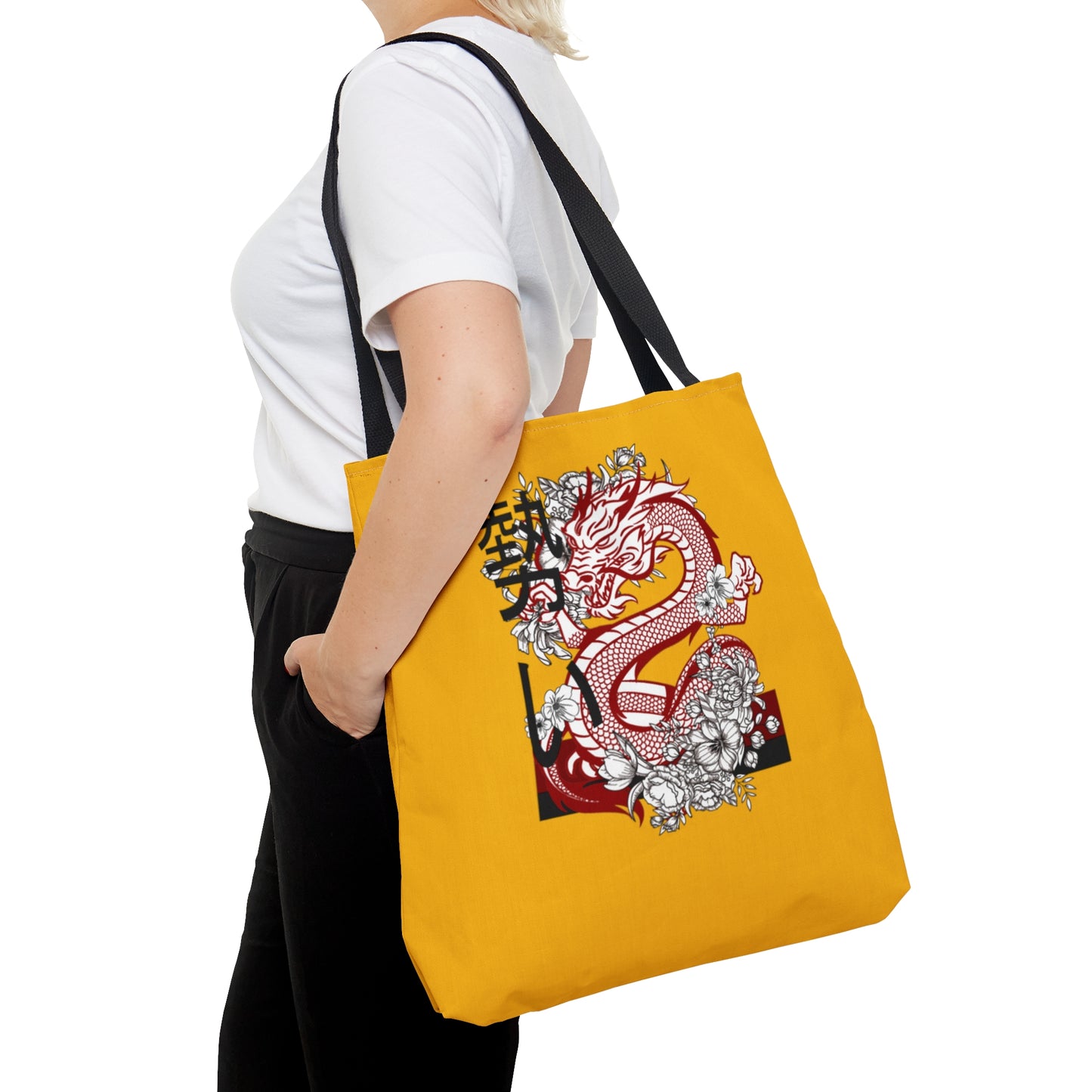 Tote Bag: Dragons Yellow