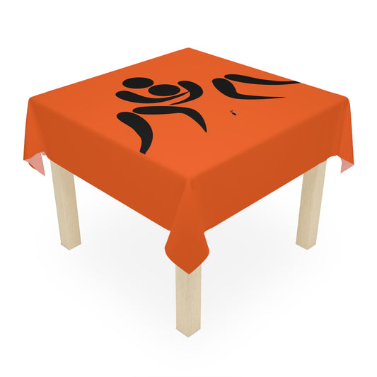 Tablecloth: Wrestling Orange