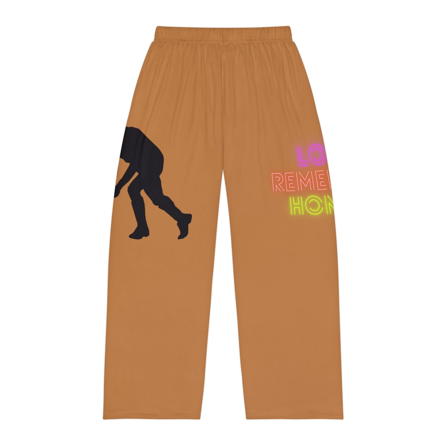 Men's Pajama Pants: Hockey Lite Brown