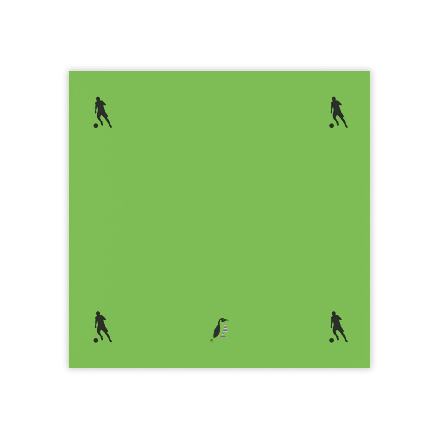 Post-it® Note Pads: Soccer Green