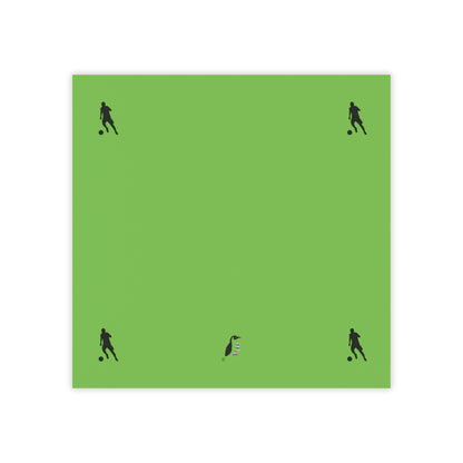 Post-it® Note Pads: Soccer Green