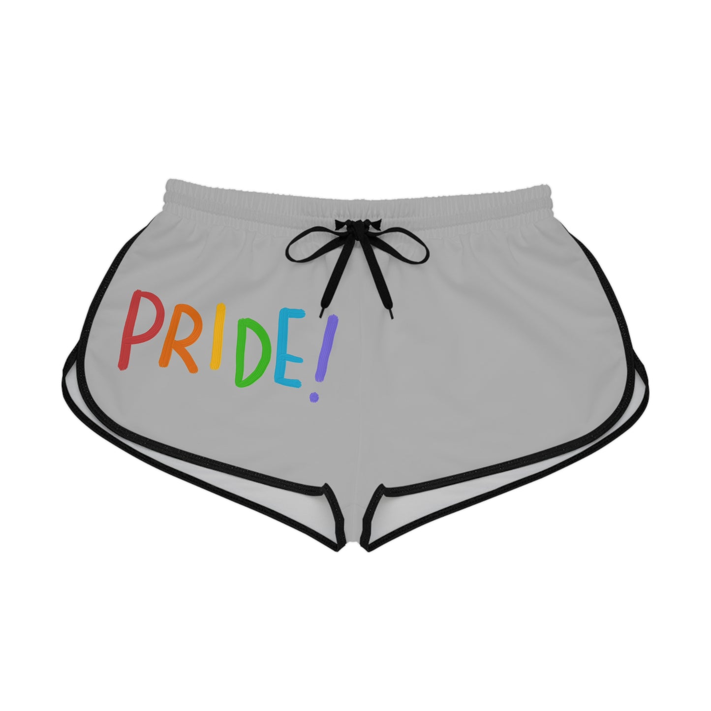 Women's Relaxed Shorts: LGBTQ Pride Lite Grey