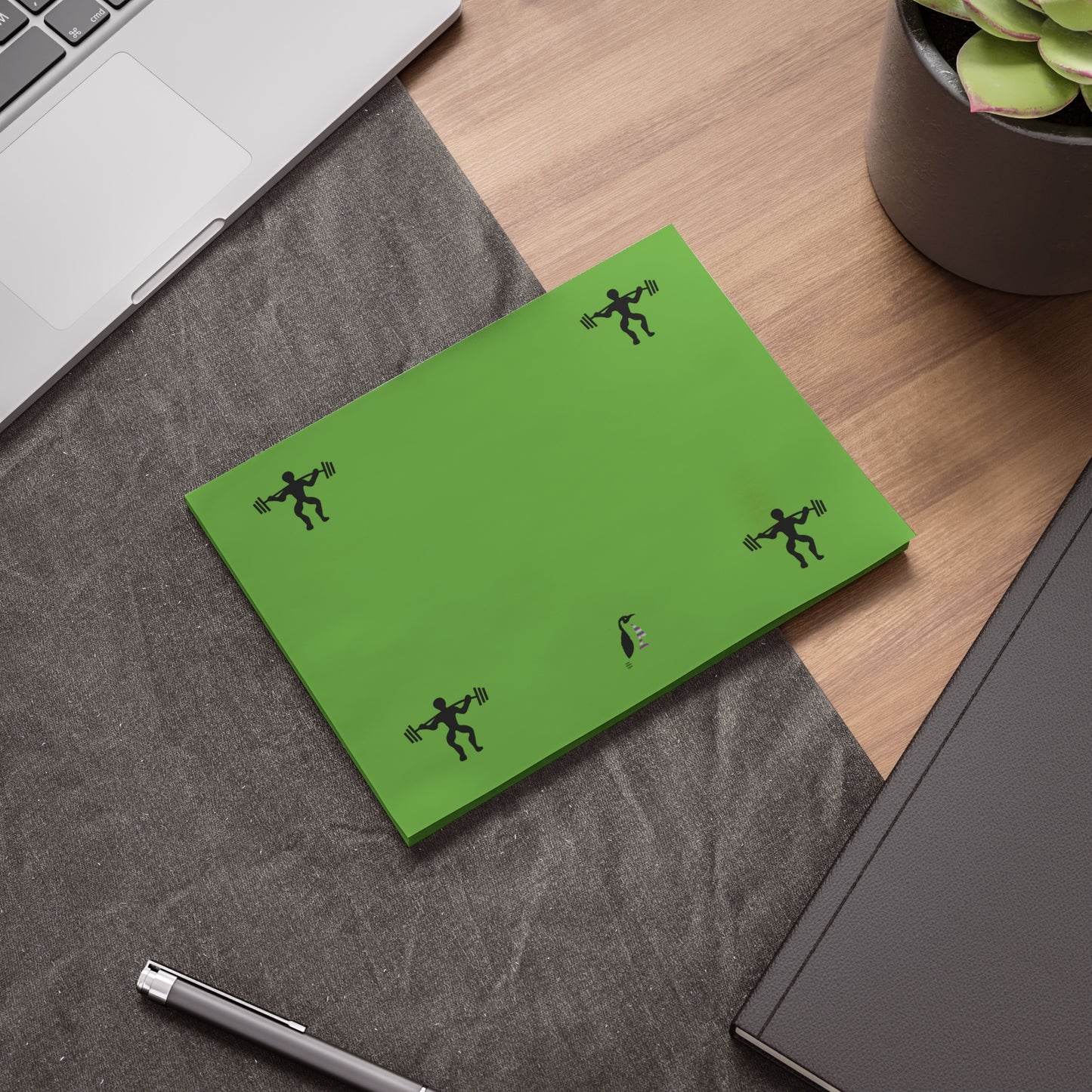 Post-it® Note Pads: Weightlifting Green