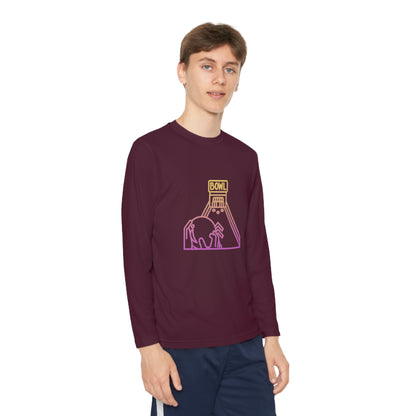 Youth Long Sleeve Competitor Tee: Bowling