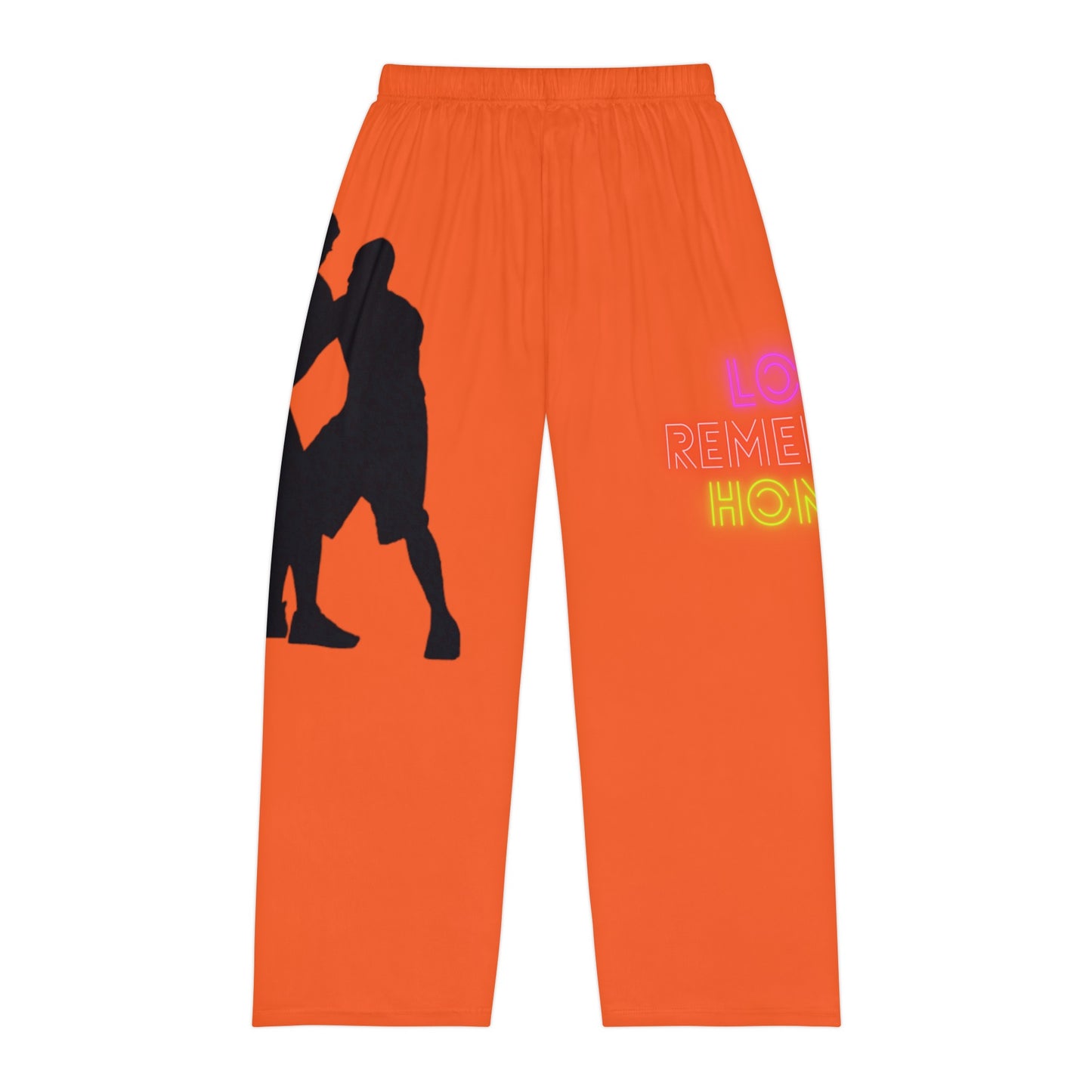 Men's Pajama Pants: Basketball Orange