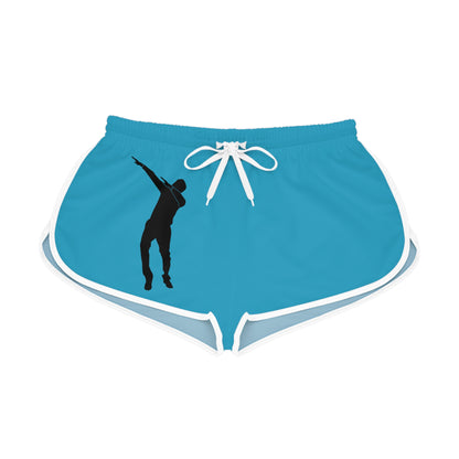 Women's Relaxed Shorts: Dance Turquoise