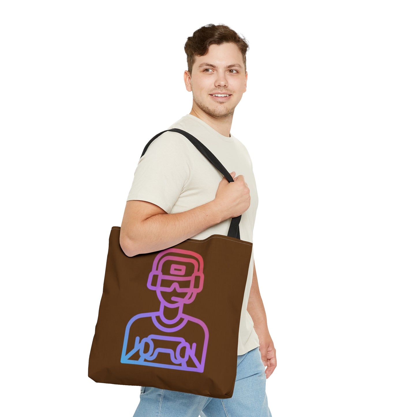 Tote Bag: Gaming Brown