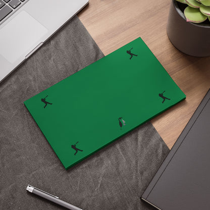 Post-it® Note Pads: Baseball Dark Green