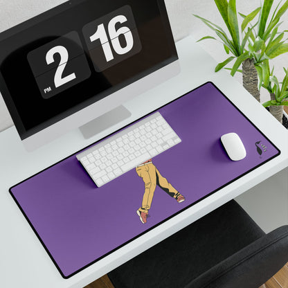 Desk Mats: Golf Lite Purple