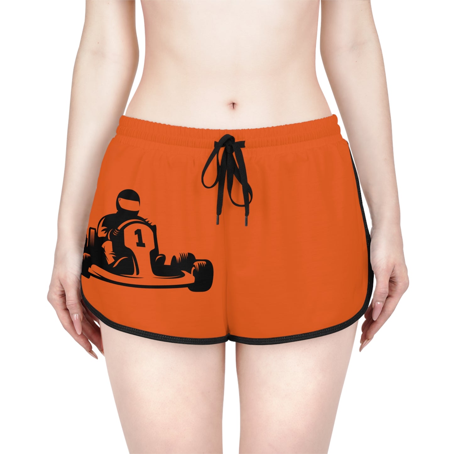 Women's Relaxed Shorts: Racing Orange