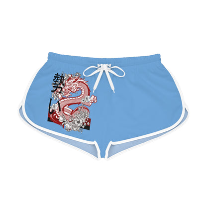 Women's Relaxed Shorts: Dragons Lite Blue