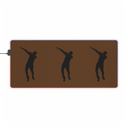 LED Gaming Mouse Pad: Dance Brown