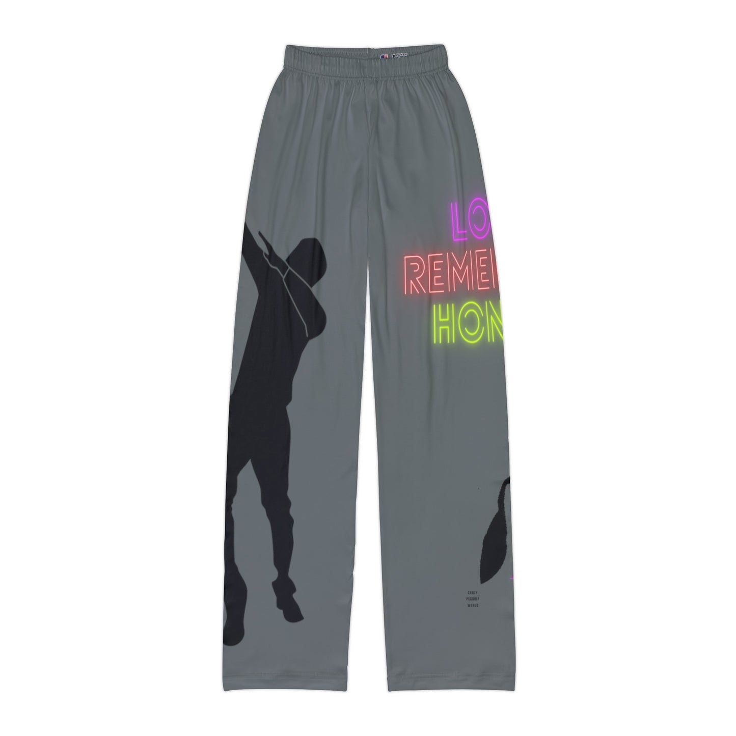 Kids Pajama Pants: Dance Dark Grey