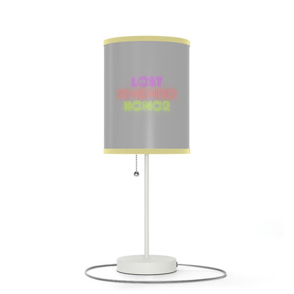 Lamp on a Stand, US|CA plug: Baseball Lite Grey