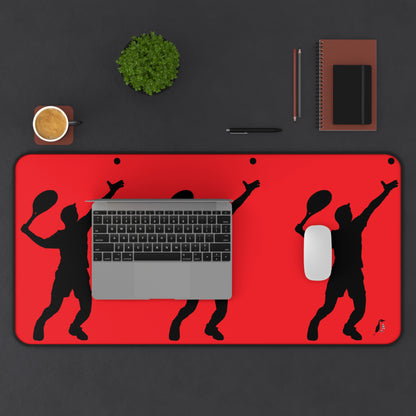 Desk Mat: Tennis Red