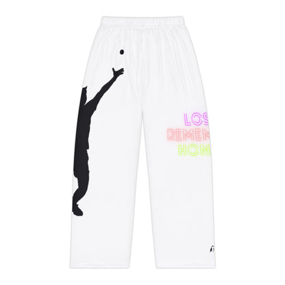 Women's Pajama Pants: Tennis White