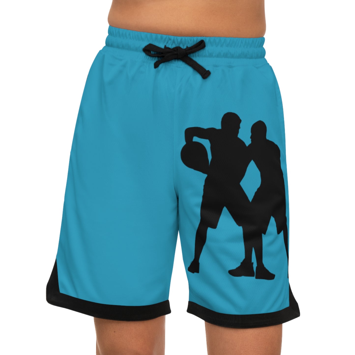 Basketball Rib Shorts: Basketball Turquoise