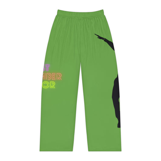 Women's Pajama Pants: Dance Green