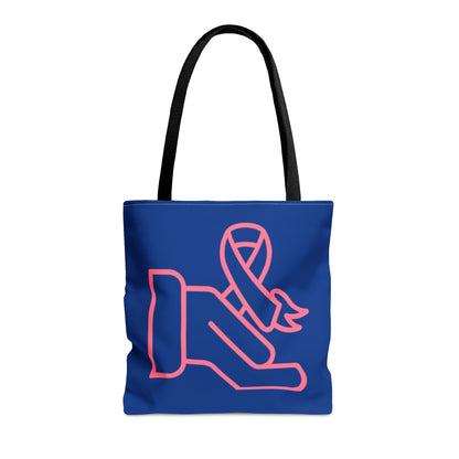 Tote Bag: Fight Cancer Dark Blue