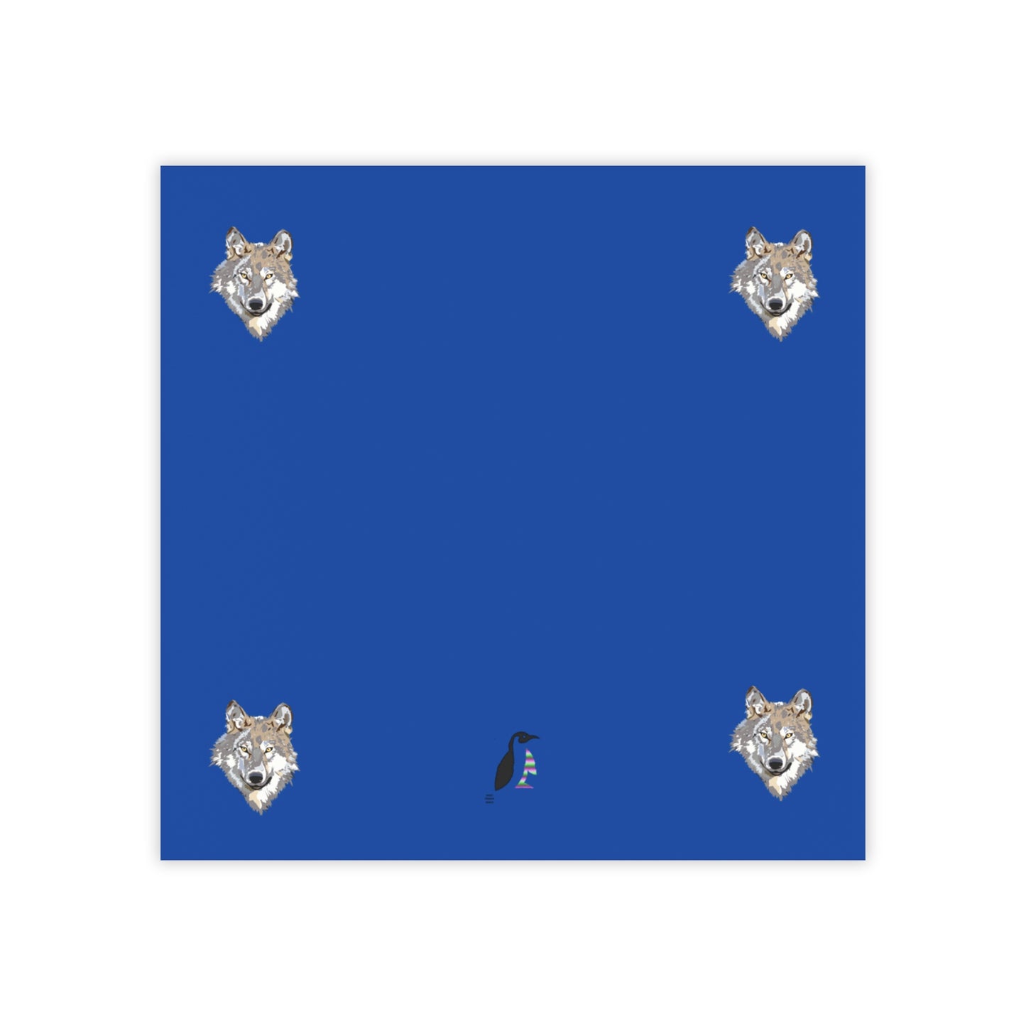 Post-it® Note Pads: Wolves Dark Blue