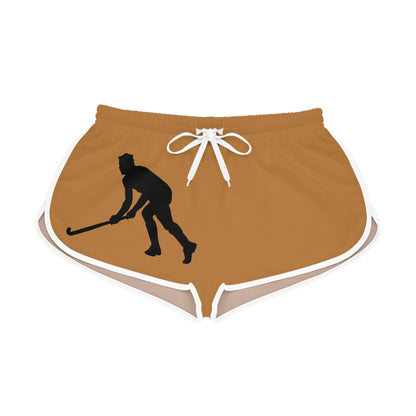 Women's Relaxed Shorts: Hockey Lite Brown