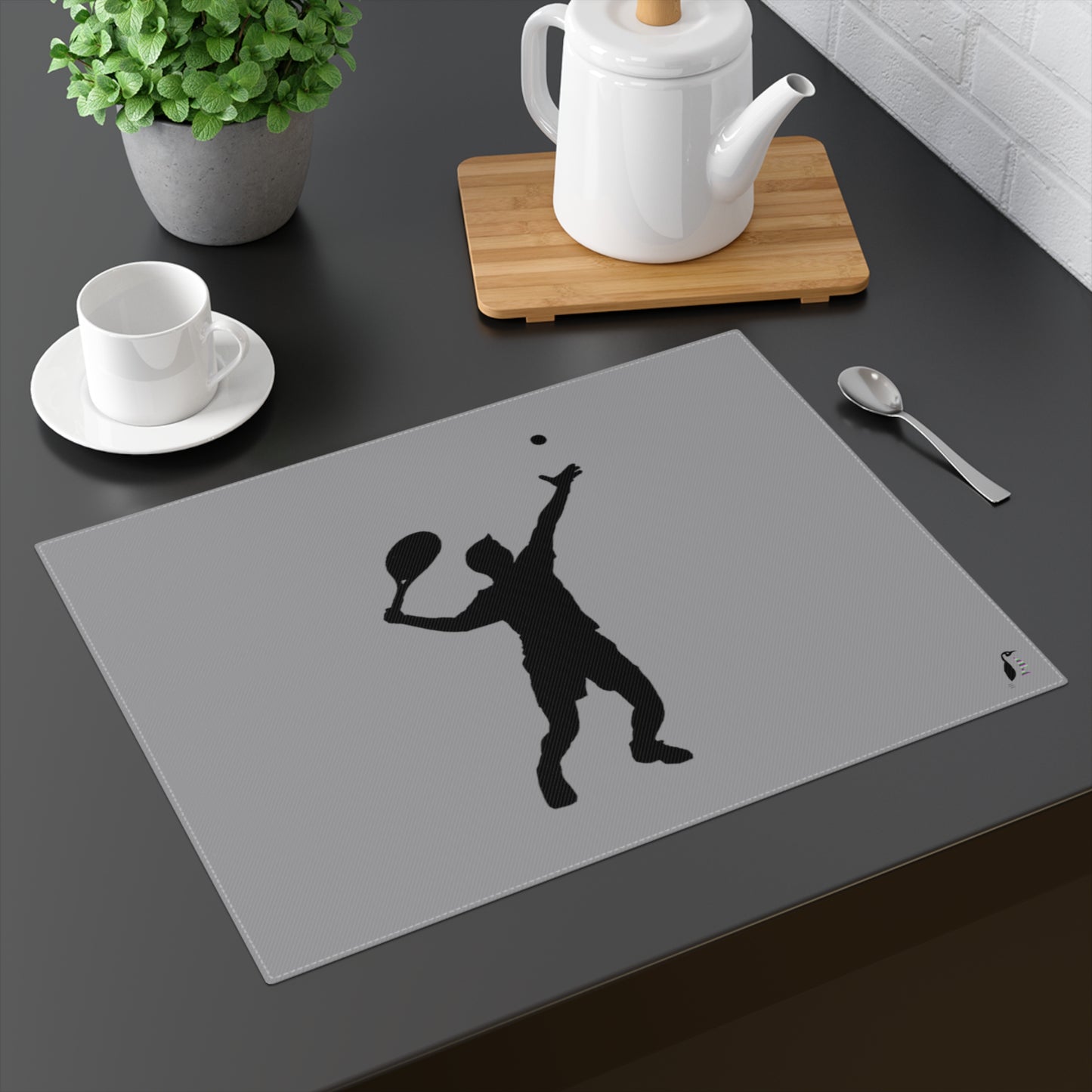 Placemat, 1pc: Tennis Grey