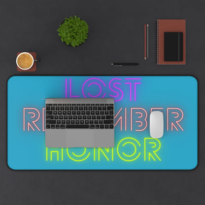 Desk Mat: Lost Remember Honor Turquoise