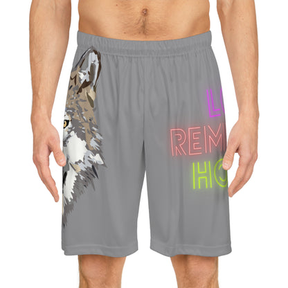 Basketball Shorts: Wolves Grey