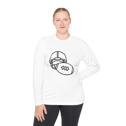 Lightweight Long Sleeve Tee: Football #1