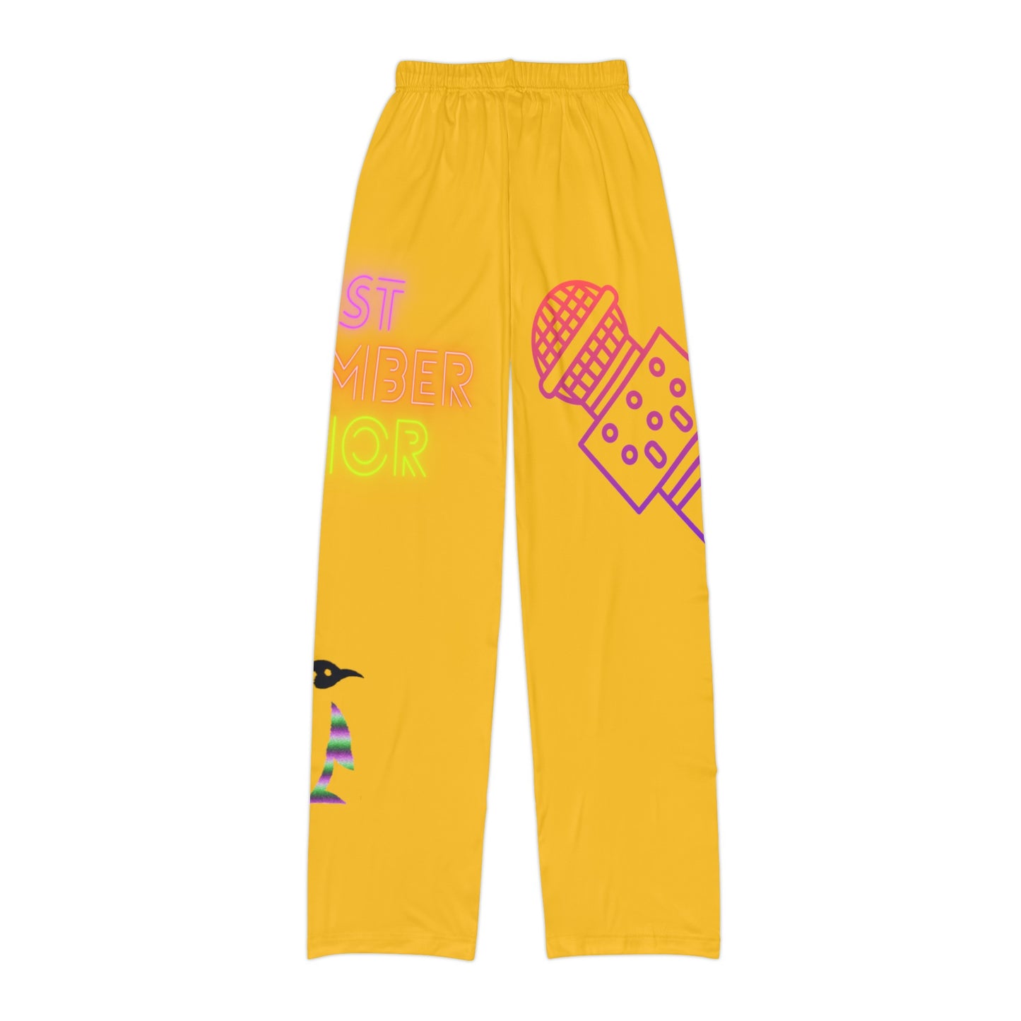 Kids Pajama Pants: Music Yellow