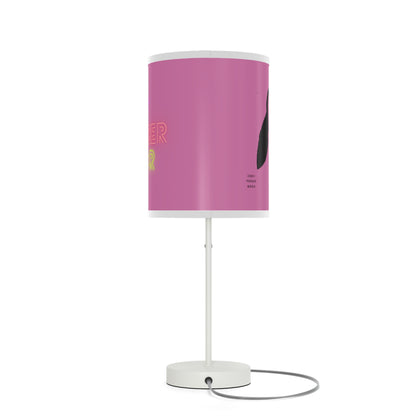 Lamp on a Stand, US|CA plug: Crazy Penguin World Logo Lite Pink