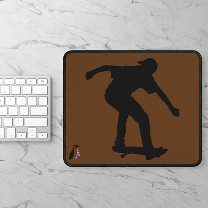 Gaming Mouse Pad: Skateboarding Brown