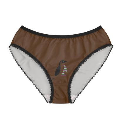 Women's Briefs: Wolves Brown