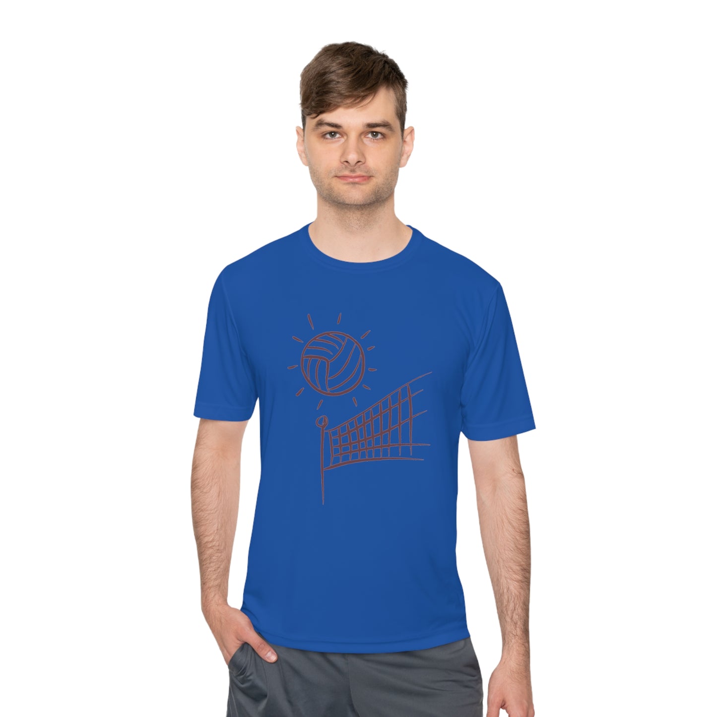 Moisture Wicking Tee: Volleyball #3