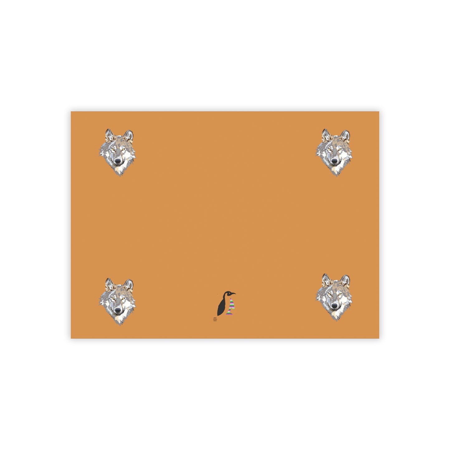 Post-it® Note Pads: Wolves Lite Brown