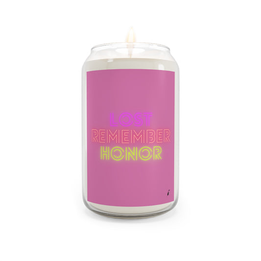 Scented Candle, 13.75oz: Lost Remember Honor Lite Pink