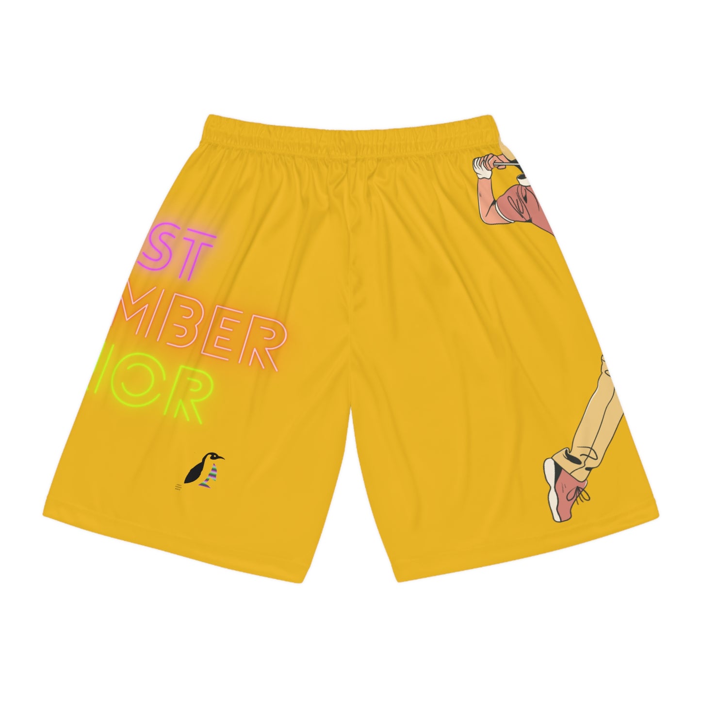 Basketball Shorts: Golf Yellow