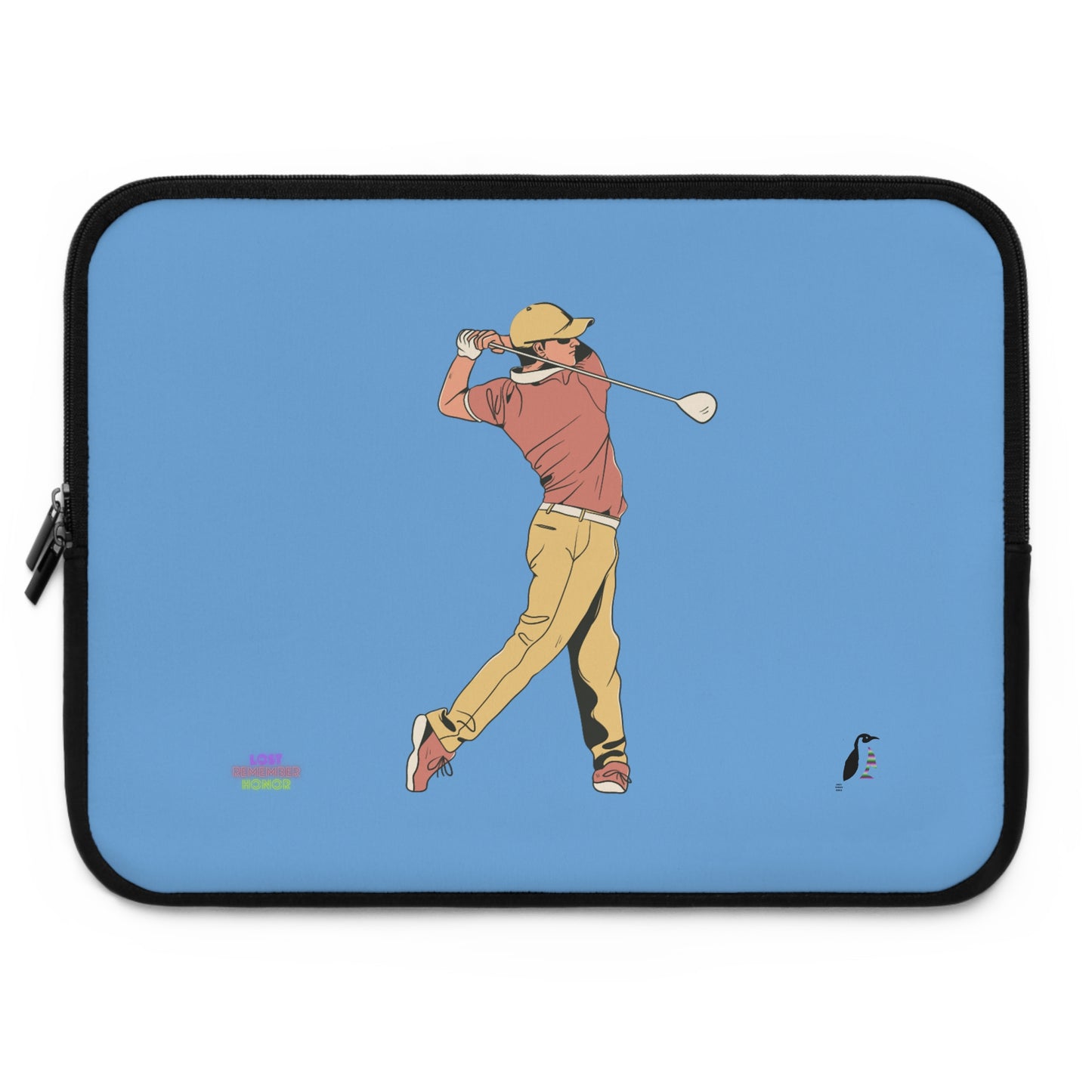 Laptop Sleeve: Golf Lite Blue