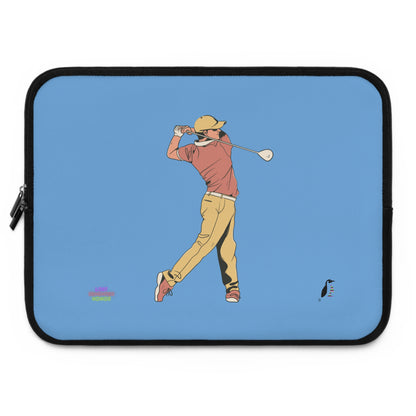 Laptop Sleeve: Golf Lite Blue