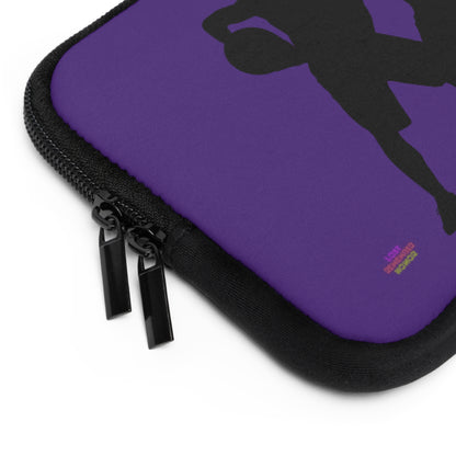 Laptop Sleeve: Basketball Purple